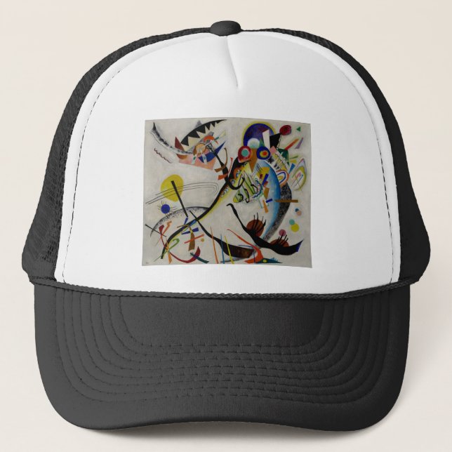 Gorra De Camionero Segmento azul de Kandinsky (Anverso)