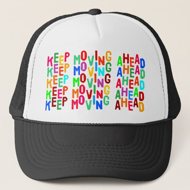 Gorra De Camionero seguir adelante (Anverso)