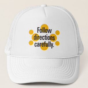 Gorra De Camionero Seguir las instrucciones cuidadosamente Naranjas S