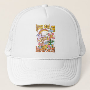 Gorra De Camionero Seguir, seguir creciendo - champiñones y flores