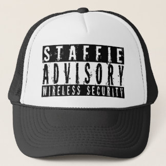 Gorra De Camionero Seguridad inalámbrica consultiva de Staffie