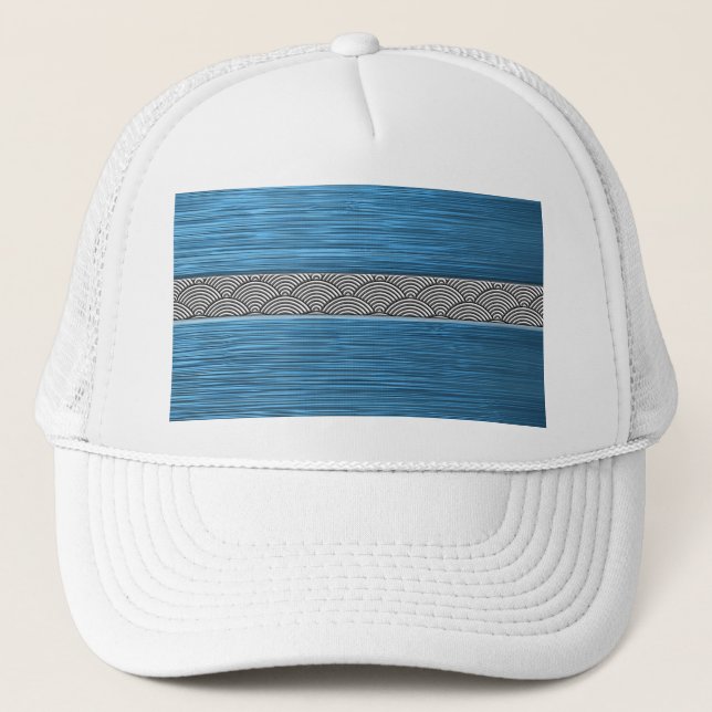 Gorra De Camionero seigai turquesa (Anverso)