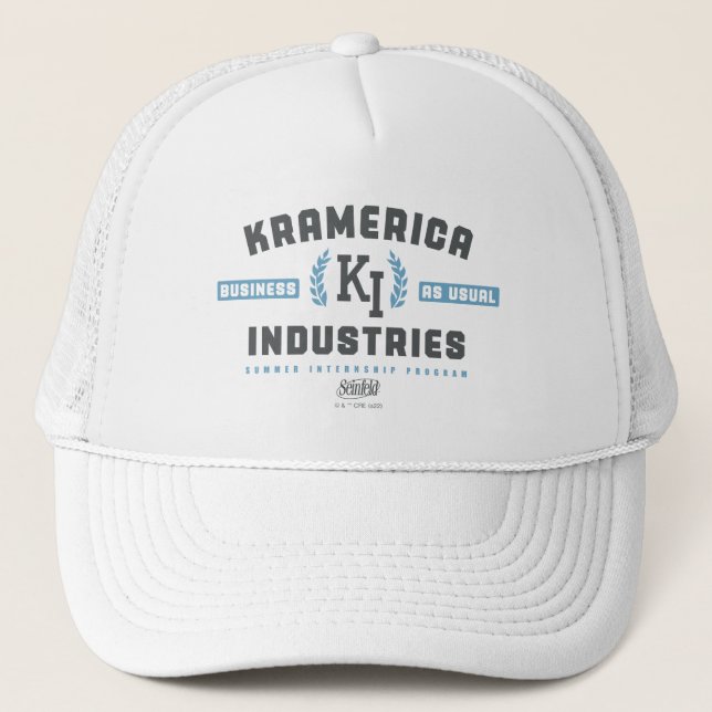 Gorra De Camionero Seinfeld | Industrias Kramerica (Anverso)