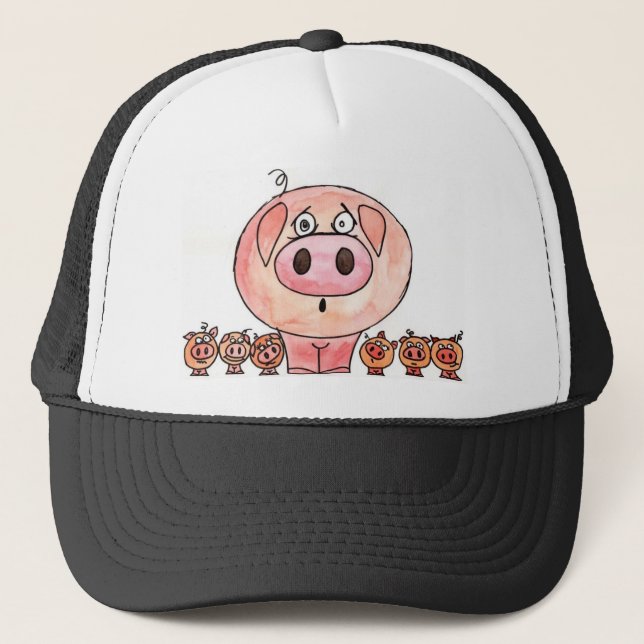 Gorra De Camionero Seis cerditos (Anverso)