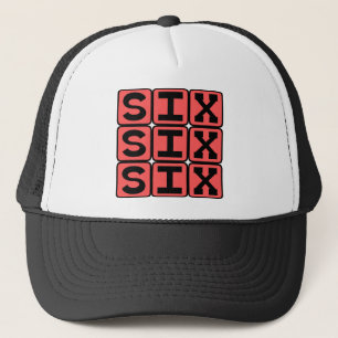 Gorra De Camionero Seis Seis Seis, Número de la Bestia