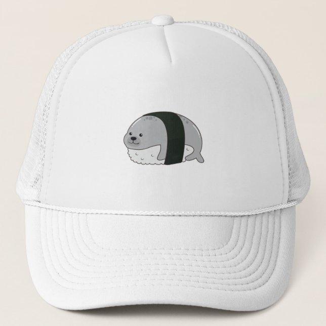 Gorra De Camionero Sellar como sushi (Anverso)