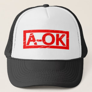 Gorra De Camionero Sello A-OK