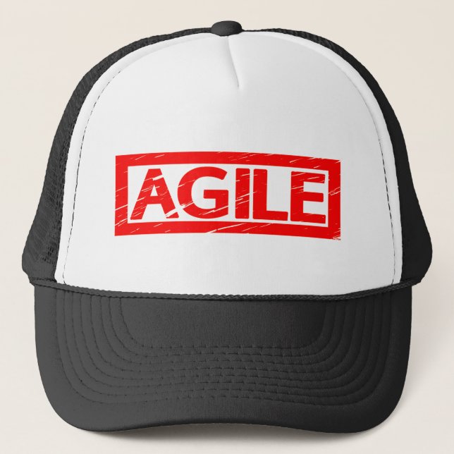 Gorra De Camionero Sello Agile (Anverso)