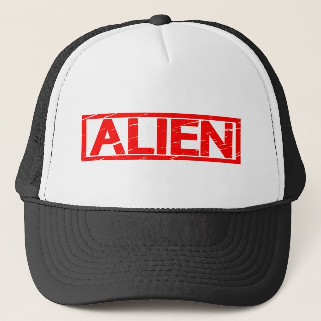 Gorra De Camionero Sello Alien (Anverso)