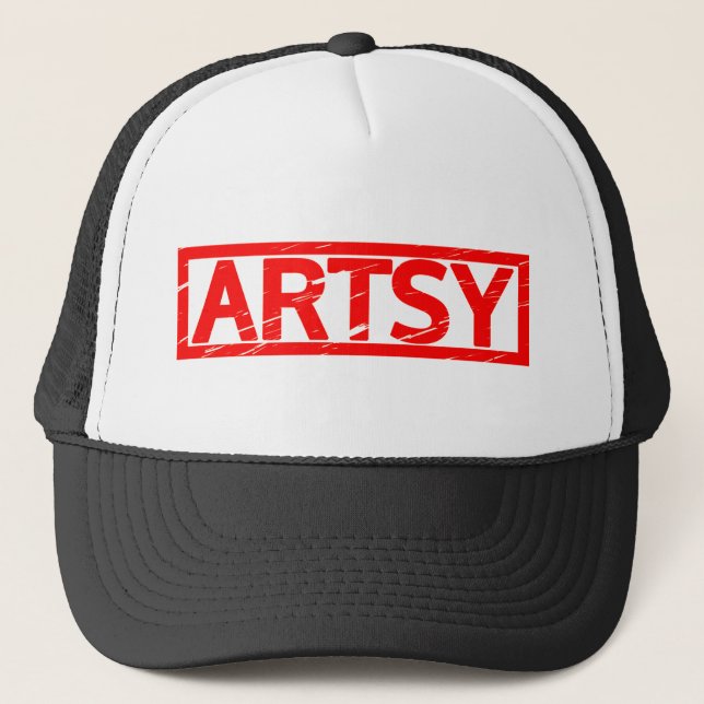 Gorra De Camionero Sello Artsy (Anverso)