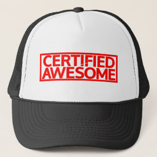 Gorra De Camionero Sello Awesome certificado