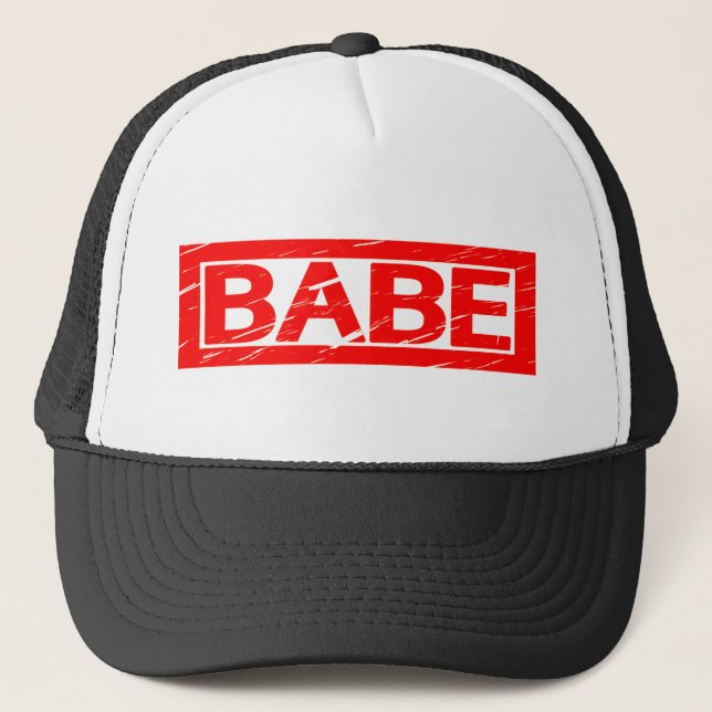 Gorra De Camionero Sello Babe (Anverso)