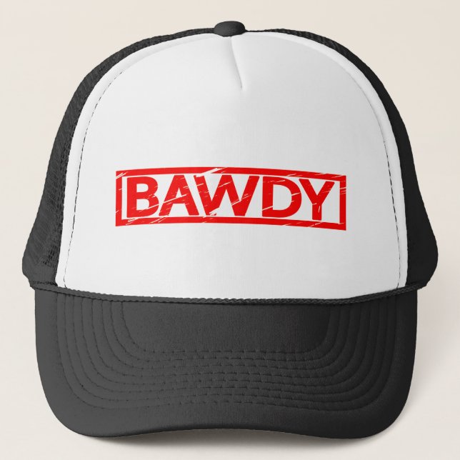 Gorra De Camionero Sello Bawdy (Anverso)