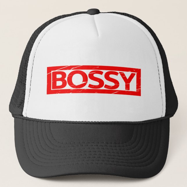 Gorra De Camionero Sello Bossy (Anverso)