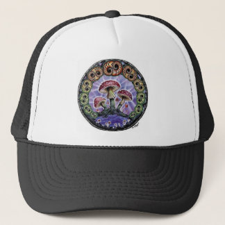 Gorra De Camionero sello, club psicodélico del arte
