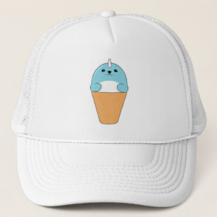 Gorra De Camionero Sello con crema de helado