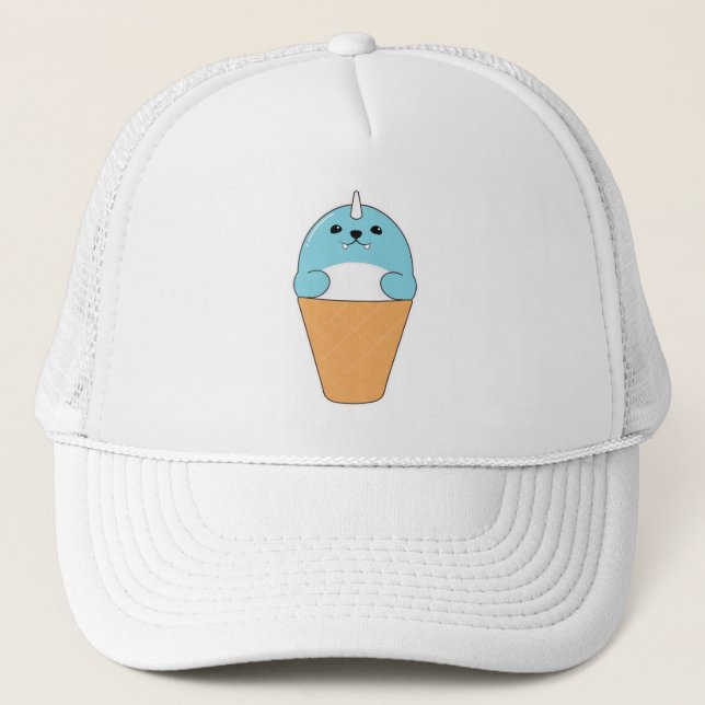 Gorra De Camionero Sello con crema de helado (Anverso)