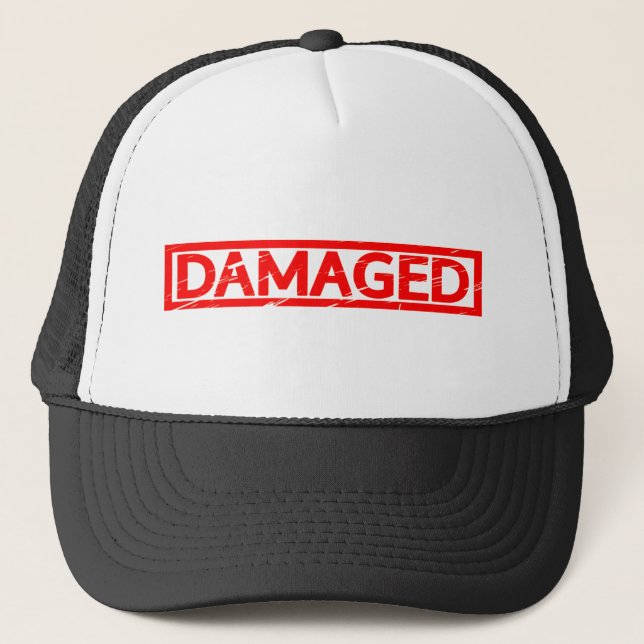 Gorra De Camionero Sello dañado (Anverso)