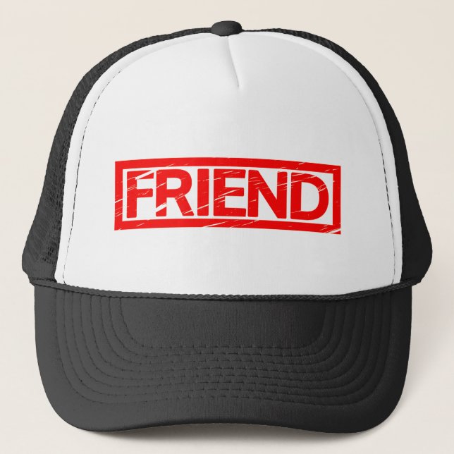 Gorra De Camionero Sello de amigo (Anverso)