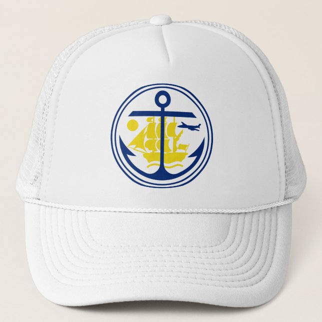 Gorra De Camionero Sello de Anchorage (Anverso)