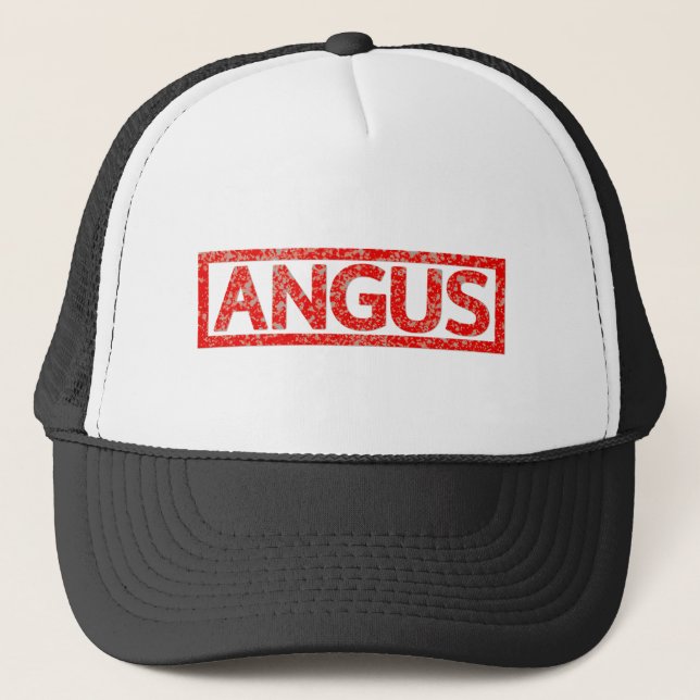 Gorra De Camionero Sello de Angus (Anverso)