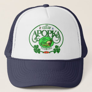 Gorra De Camionero Sello de Apopka, Florida