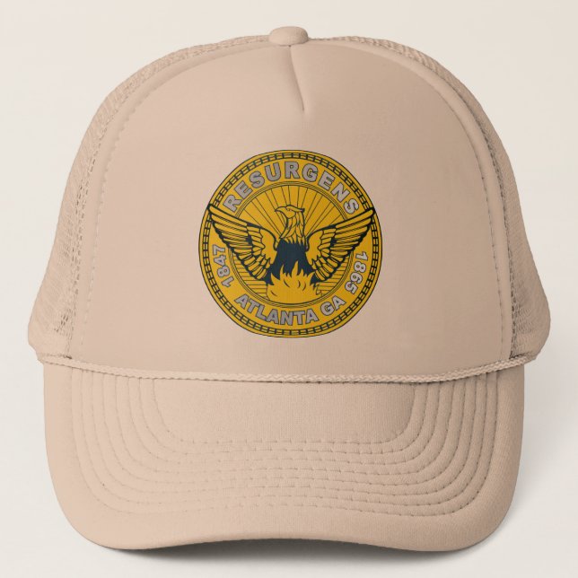 Gorra De Camionero Sello de Atlanta (Anverso)