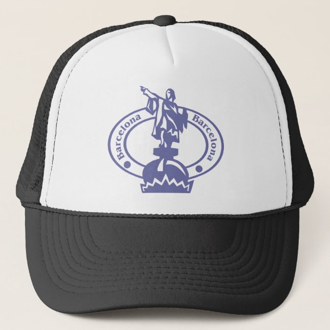 Gorra De Camionero Sello de Barcelona (Anverso)
