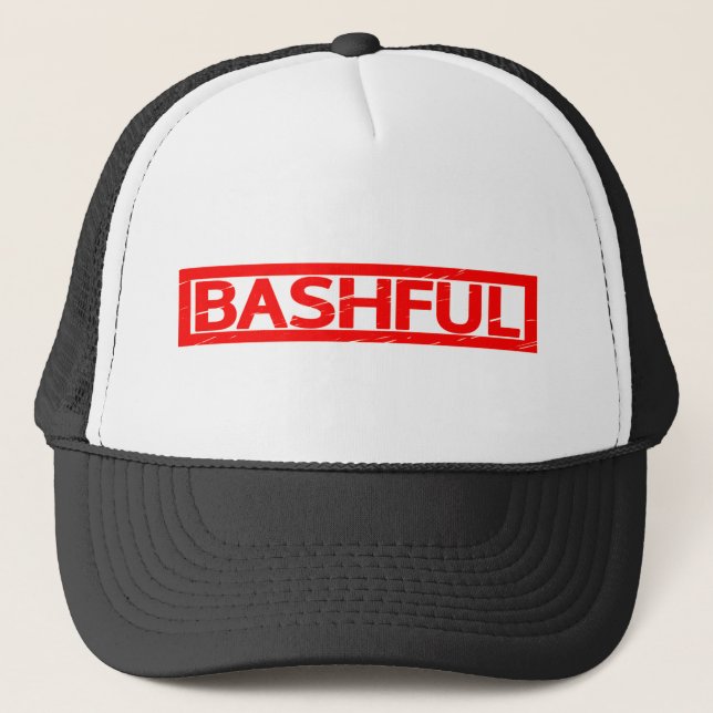 Gorra De Camionero Sello de Bashful (Anverso)