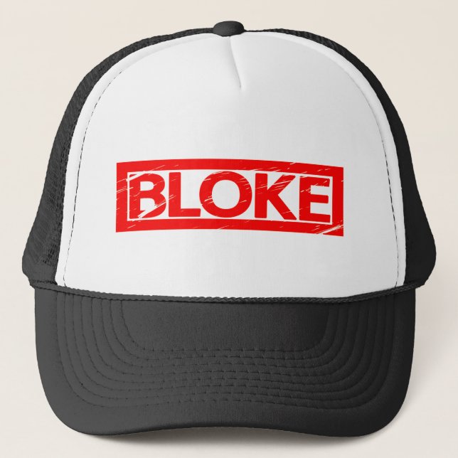Gorra De Camionero Sello de Bloque (Anverso)