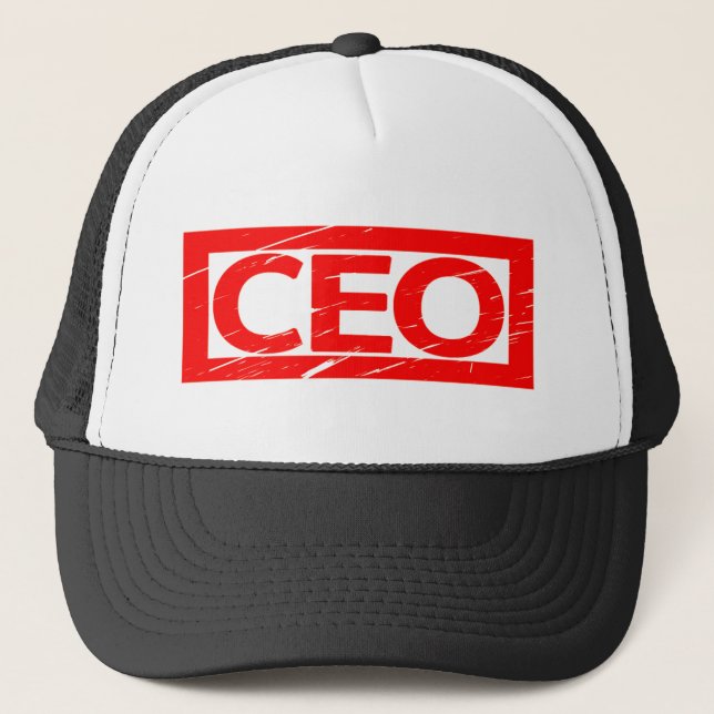 Gorra De Camionero Sello de CEO (Anverso)