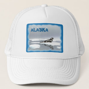 Gorra De Camionero Sello De Cinta En El Hielo