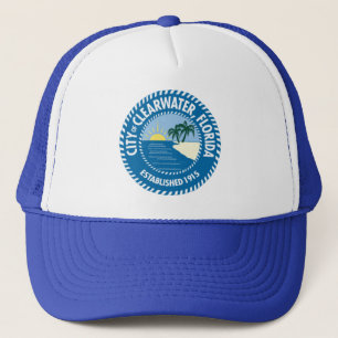 Gorra De Camionero Sello de Clearwater, Florida