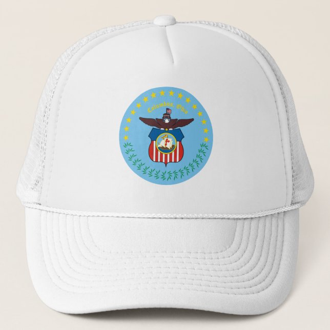 Gorra De Camionero Sello de Colón, Ohio (Anverso)