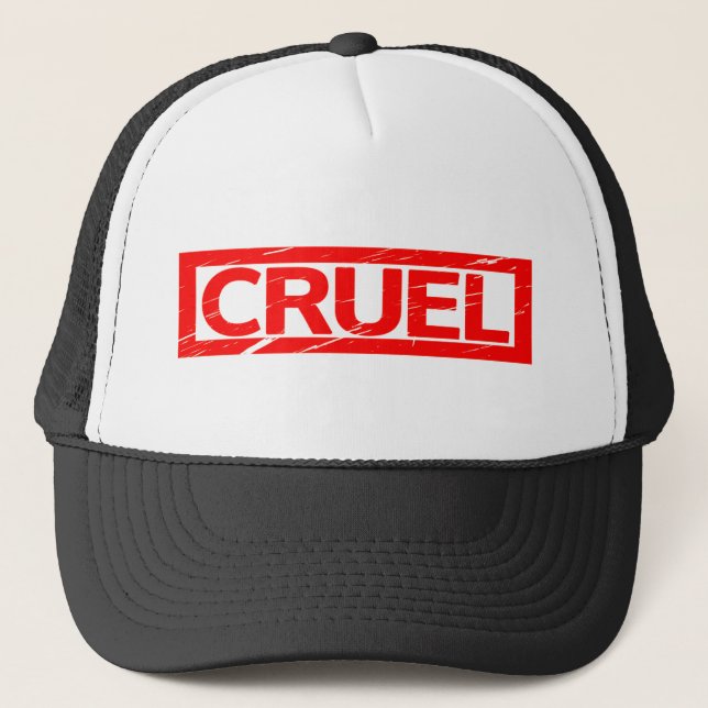 Gorra De Camionero Sello de crudo (Anverso)