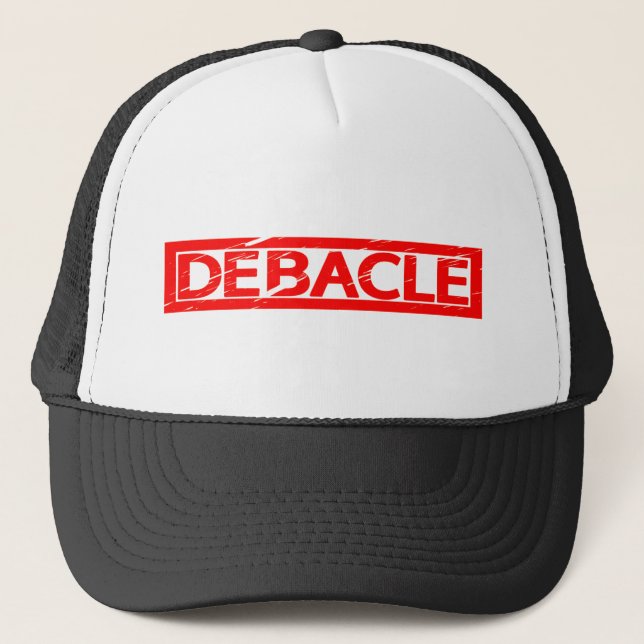 Gorra De Camionero Sello de debacle (Anverso)