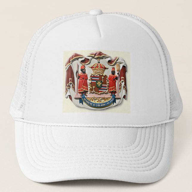 Gorra De Camionero Sello de escudo de armas de Hawái (Anverso)
