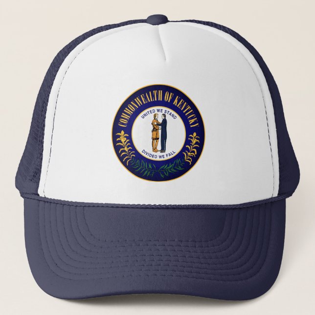 Gorra De Camionero Sello de Estado de Kentucky (Anverso)