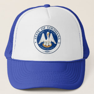 Gorra De Camionero Sello de Estado de Luisiana