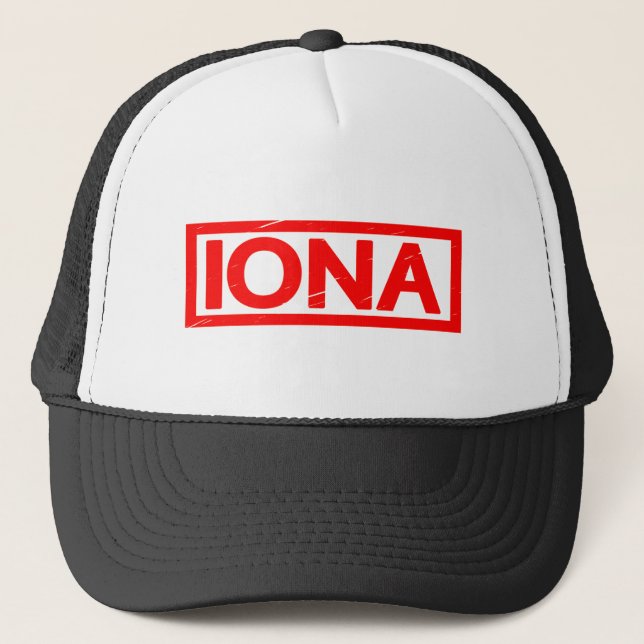 Gorra De Camionero Sello de Iona (Anverso)