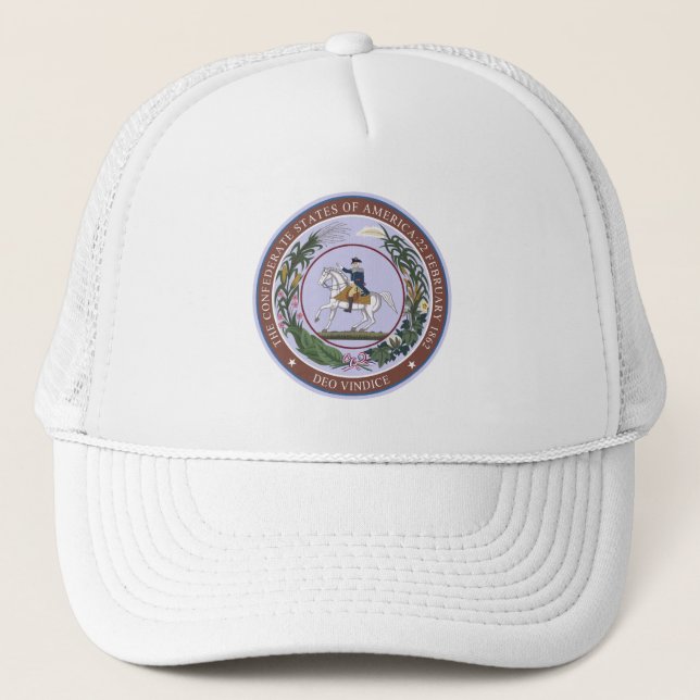 Gorra De Camionero SELLO de la CONFEDERACIÓN (Anverso)