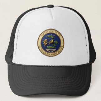 Gorra De Camionero Sello de las Islas Vírgenes de los Estados Unidos