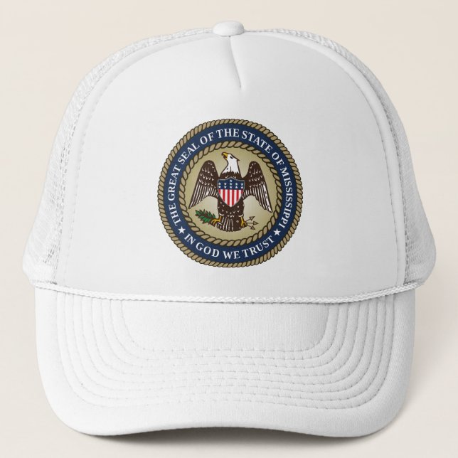 Gorra De Camionero Sello de Misisipi (Anverso)