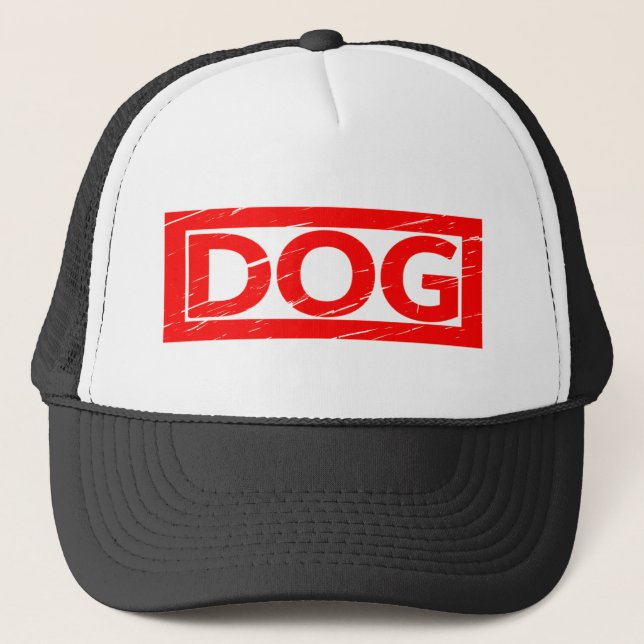 Gorra De Camionero Sello de perro (Anverso)