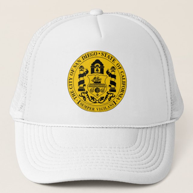 Gorra De Camionero Sello de San Diego (Anverso)