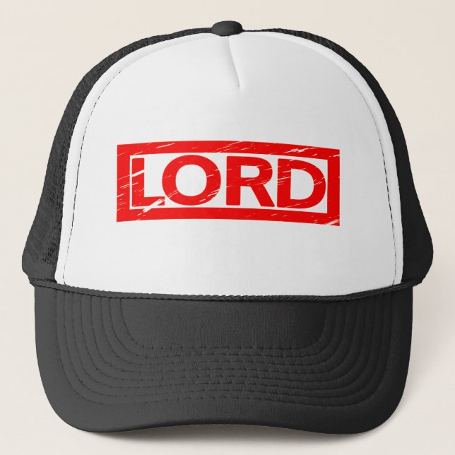 Gorra De Camionero Sello de Señor (Anverso)