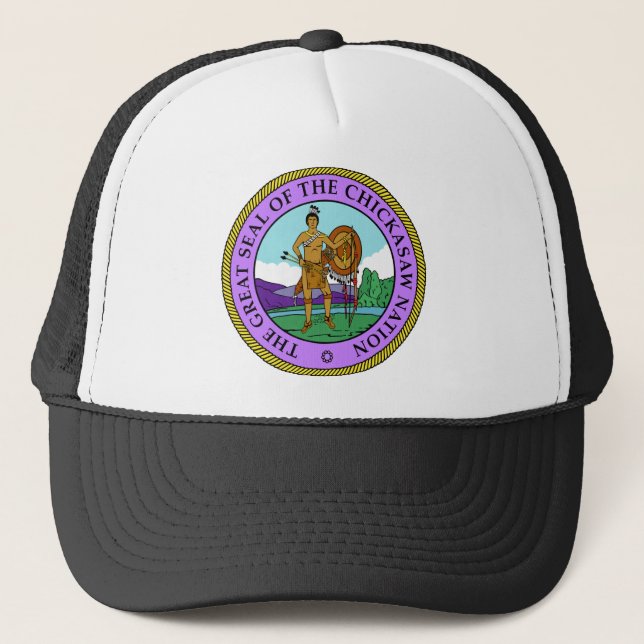 Gorra De Camionero Sello del Chickasaw (Anverso)