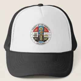 Gorra De Camionero Sello del condado de Los Ángeles