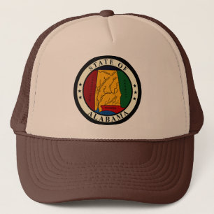 GORRA DE CAMIONERO SELLO DEL ESTADO DE ALABAMA