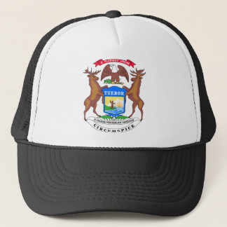 Gorra De Camionero Sello del estado de Michigan